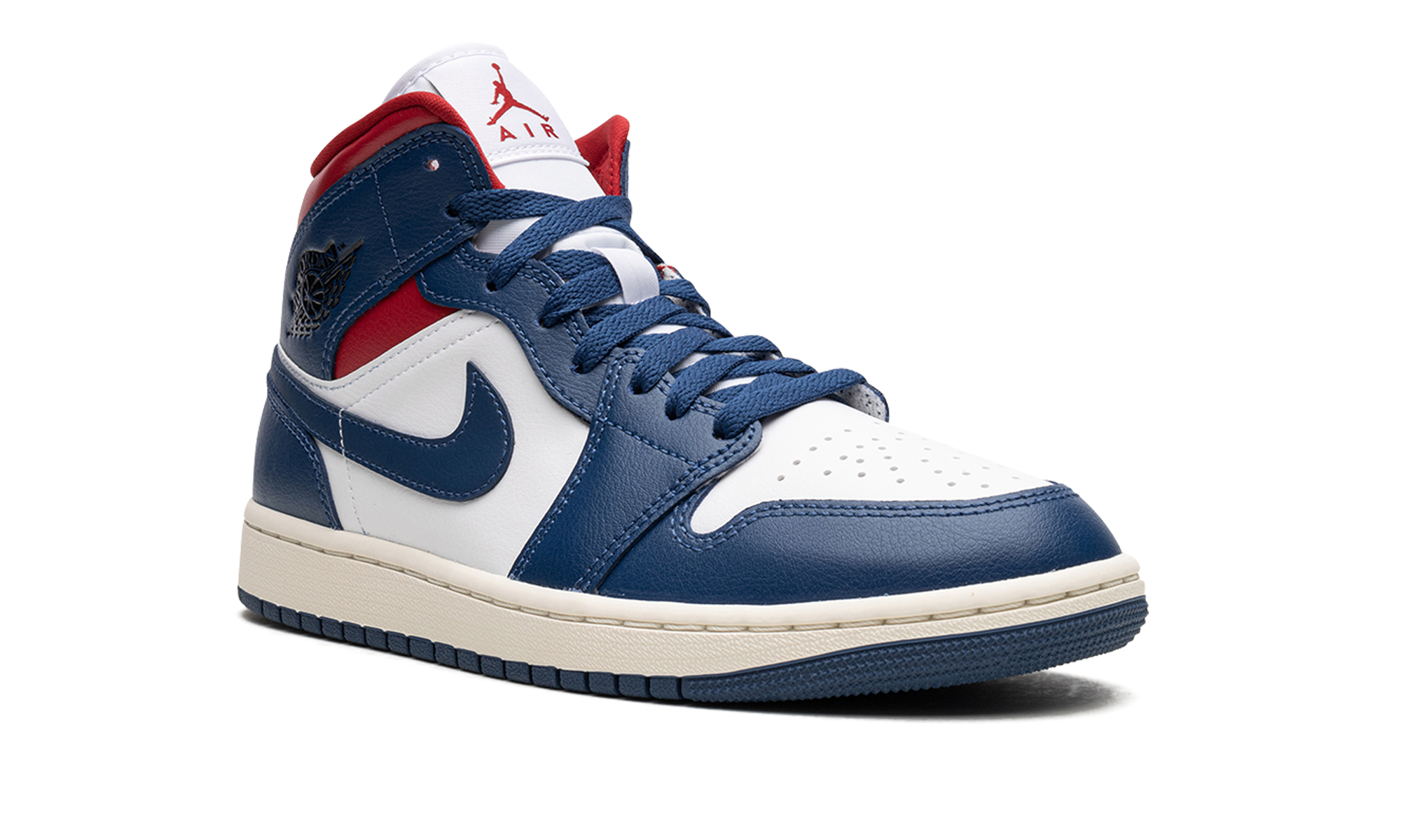 AJ 1 Mid Women "Blue / Red"