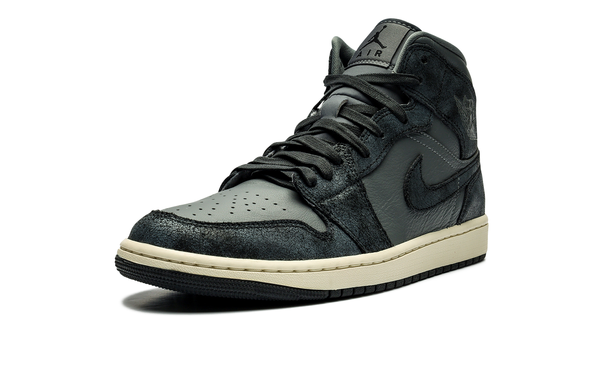 AJ 1 Mid Women "Distressed Smoke Grey"
