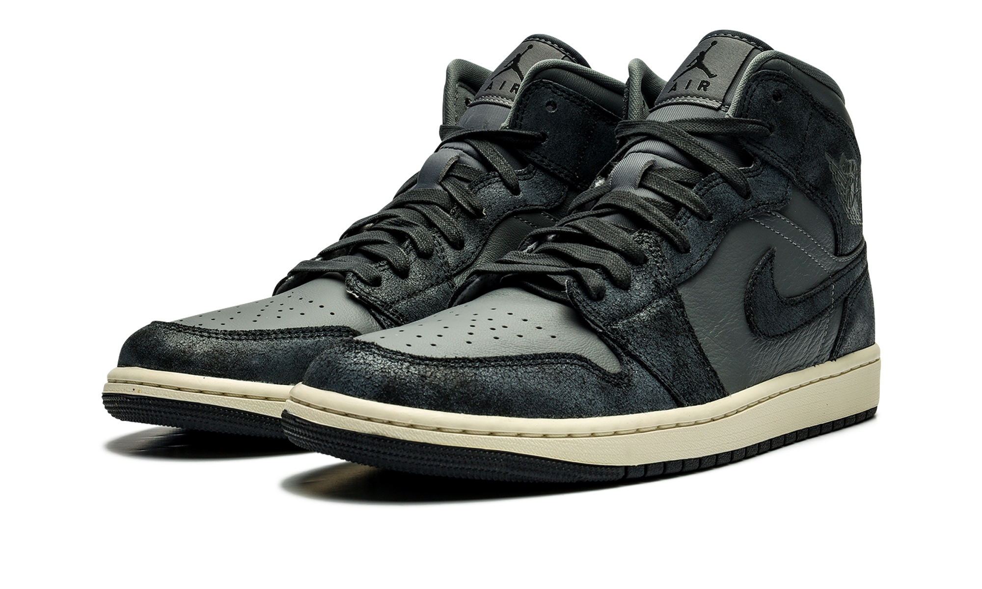 AJ 1 Mid Women "Distressed Smoke Grey"