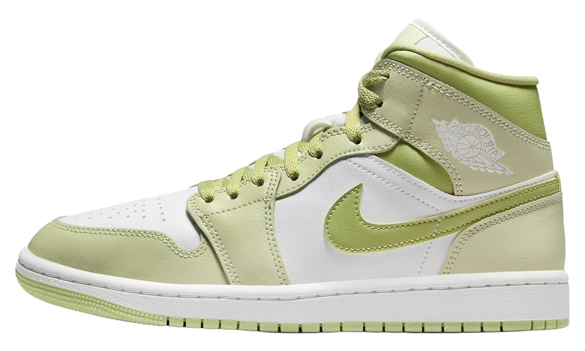 AJ 1 Mid Women "Olive Aura Lawn"