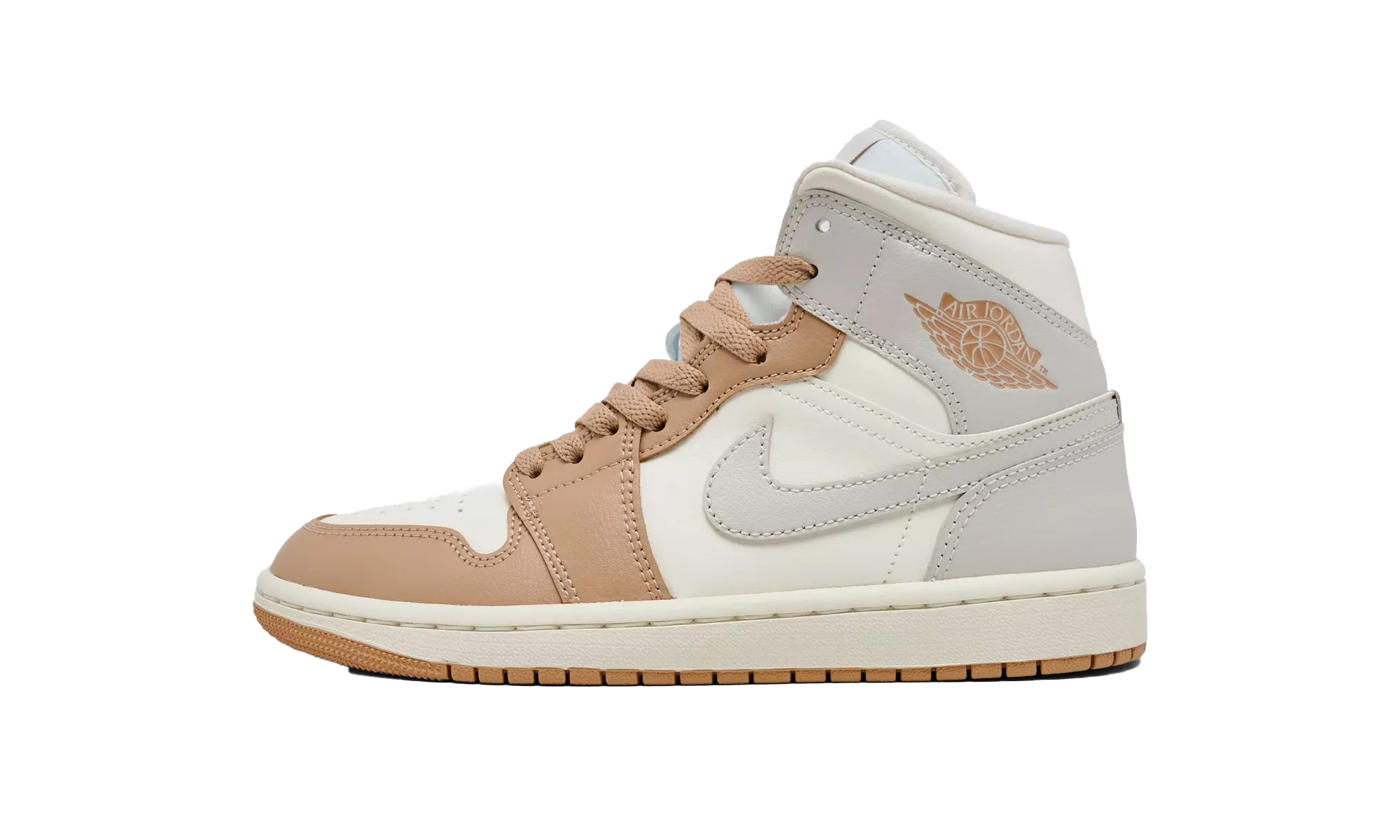 AJ 1 Mid Women "Pale Ivory Hemp"