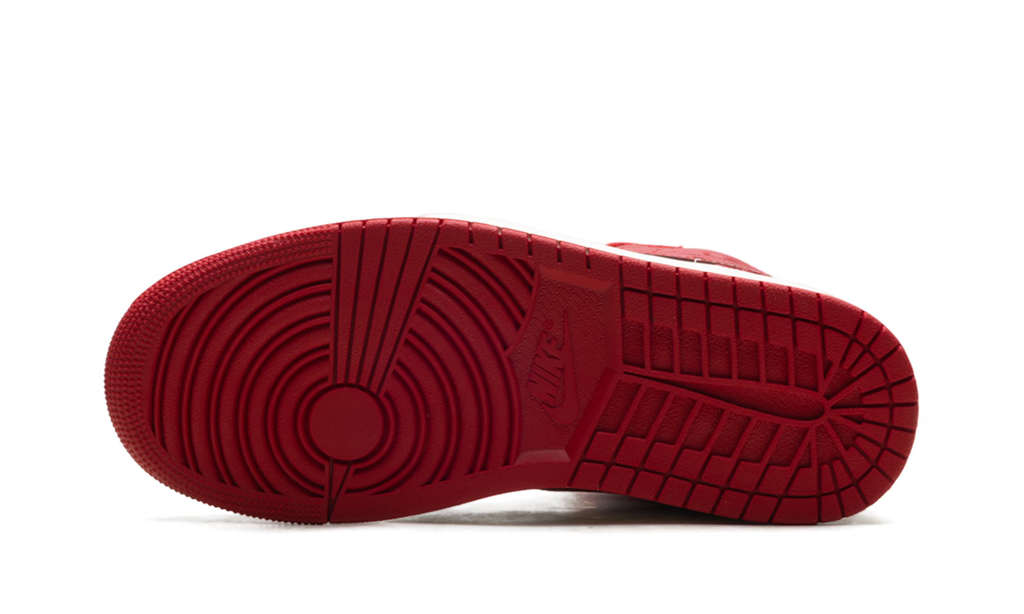 AJ 1 Mid Women "Red Cracked Leather"