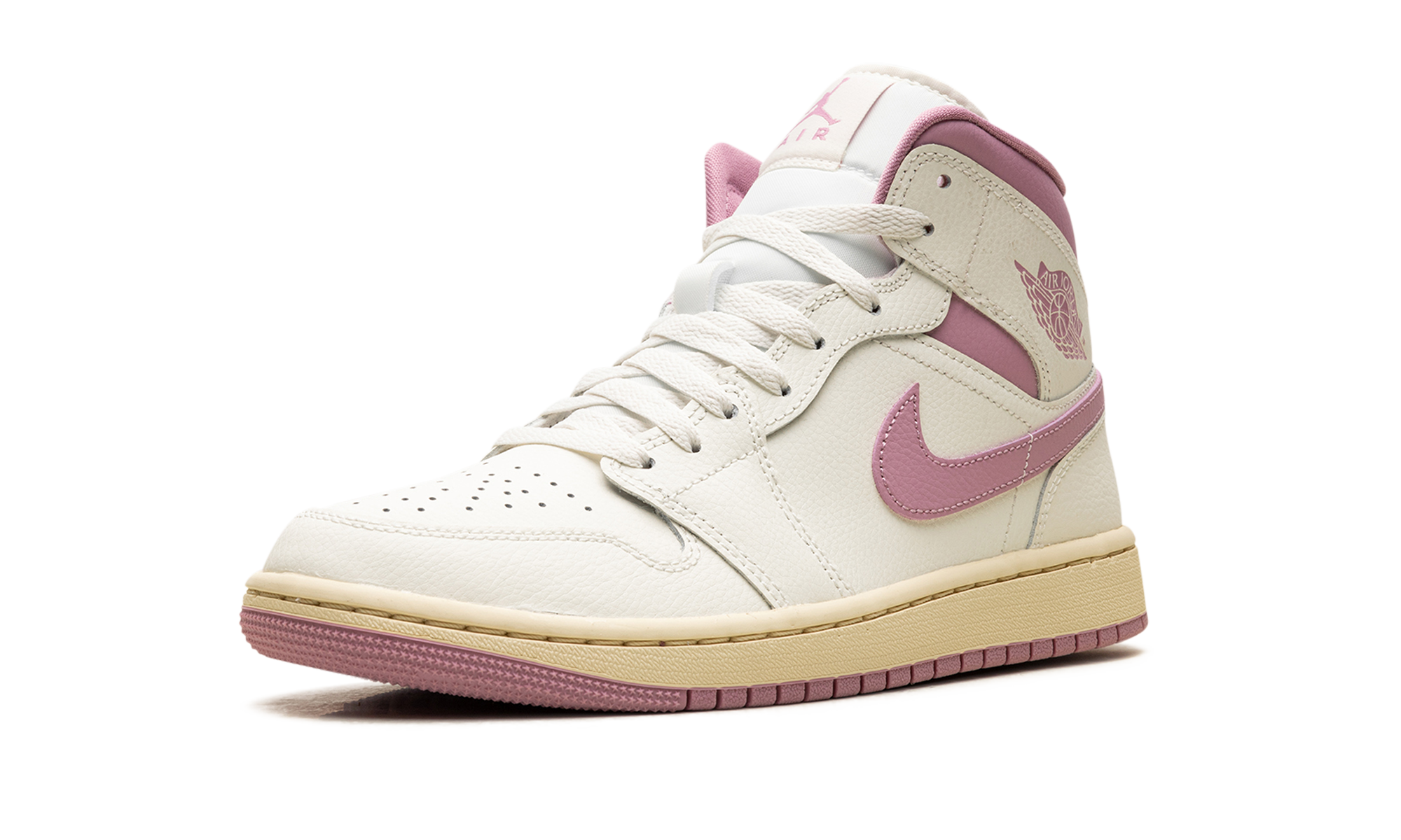 AJ 1 Mid Women "Sail Pink Coconut Milk"