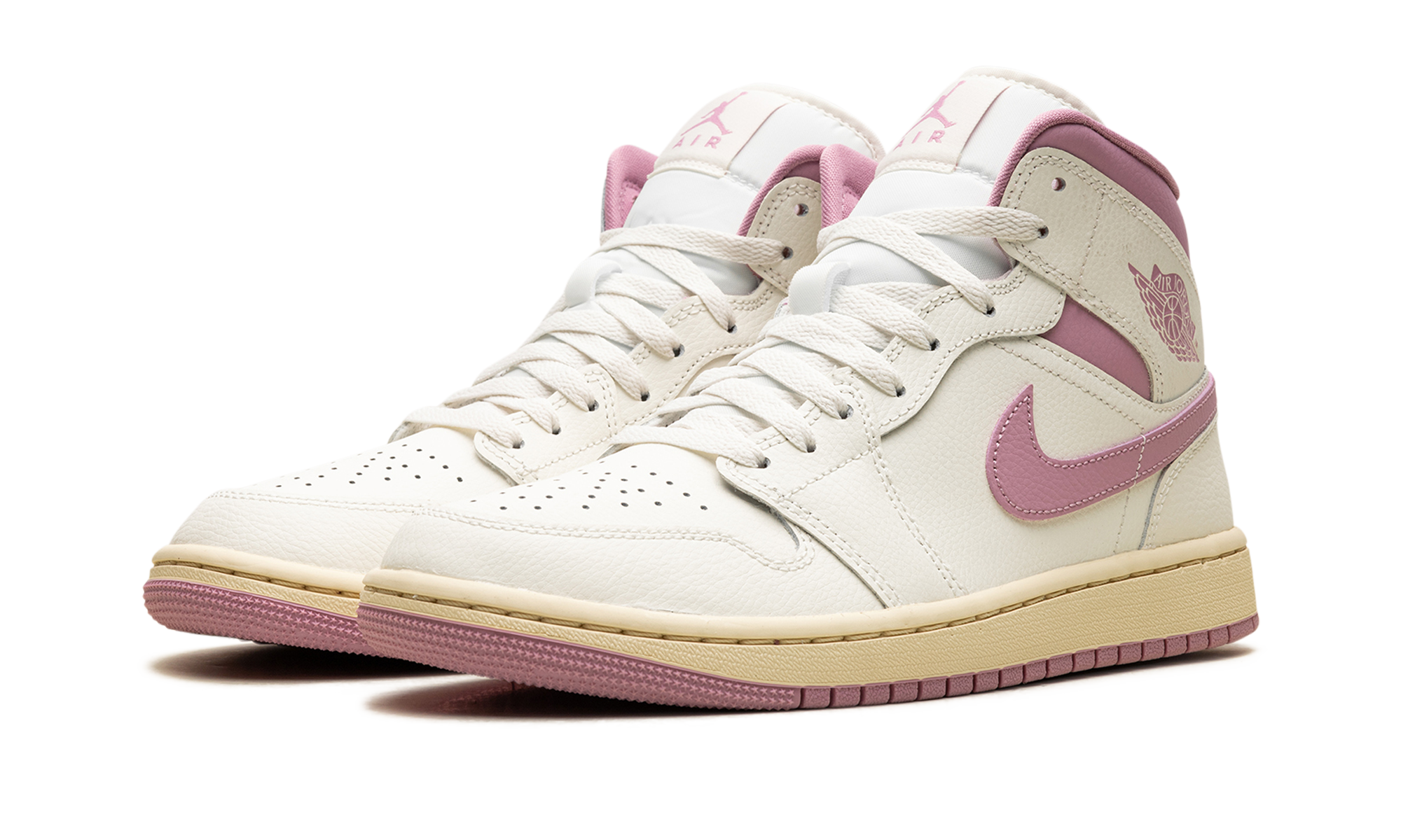 AJ 1 Mid Women "Sail Pink Coconut Milk"