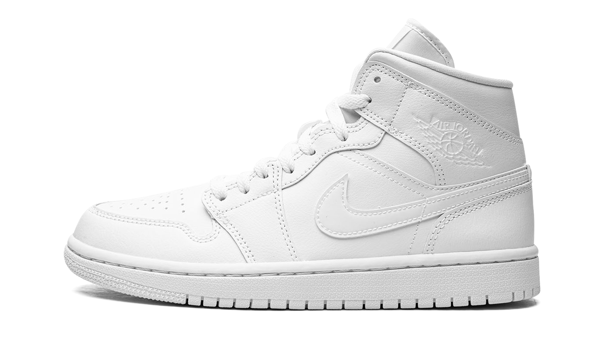 AJ 1 Mid Women "Triple White 2022"