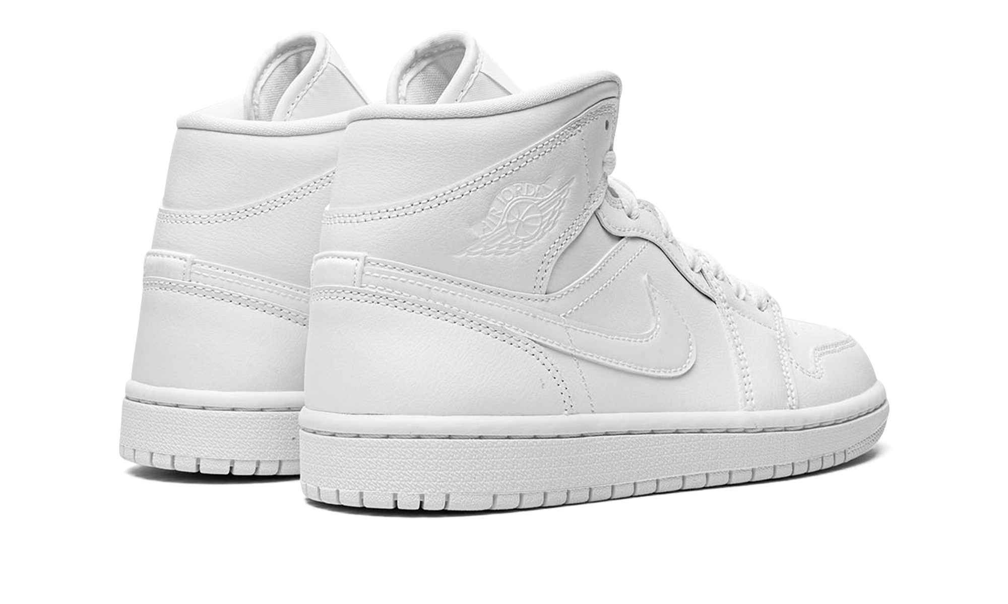 AJ 1 Mid Women "Triple White 2022"