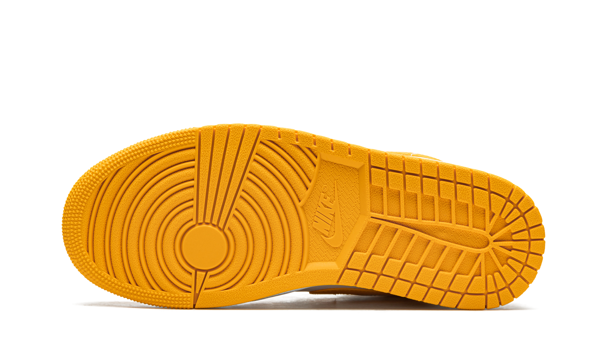 AJ 1 Mid Women "White / University Gold"