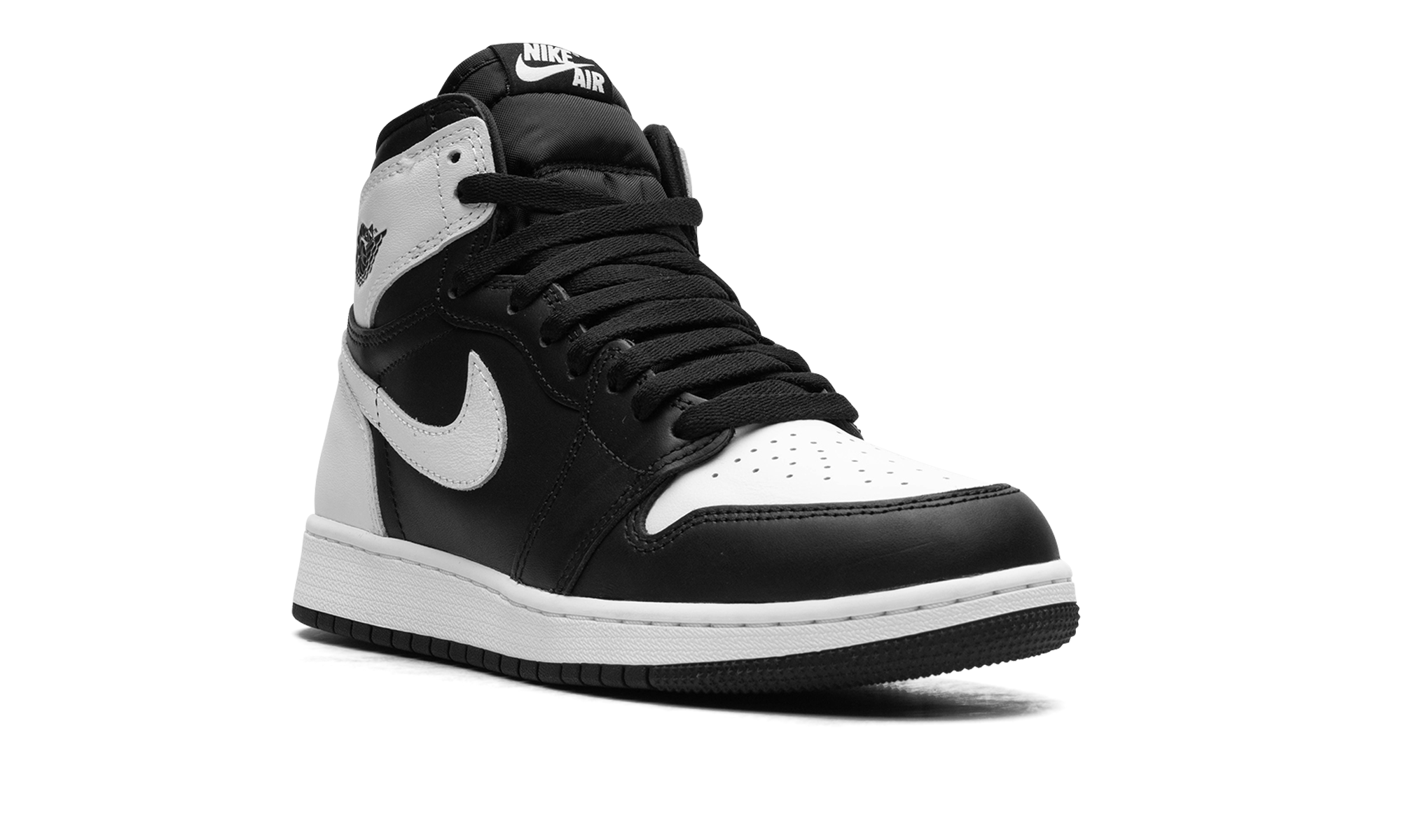 AJ 1 Retro High OG GS "Black/white/white"