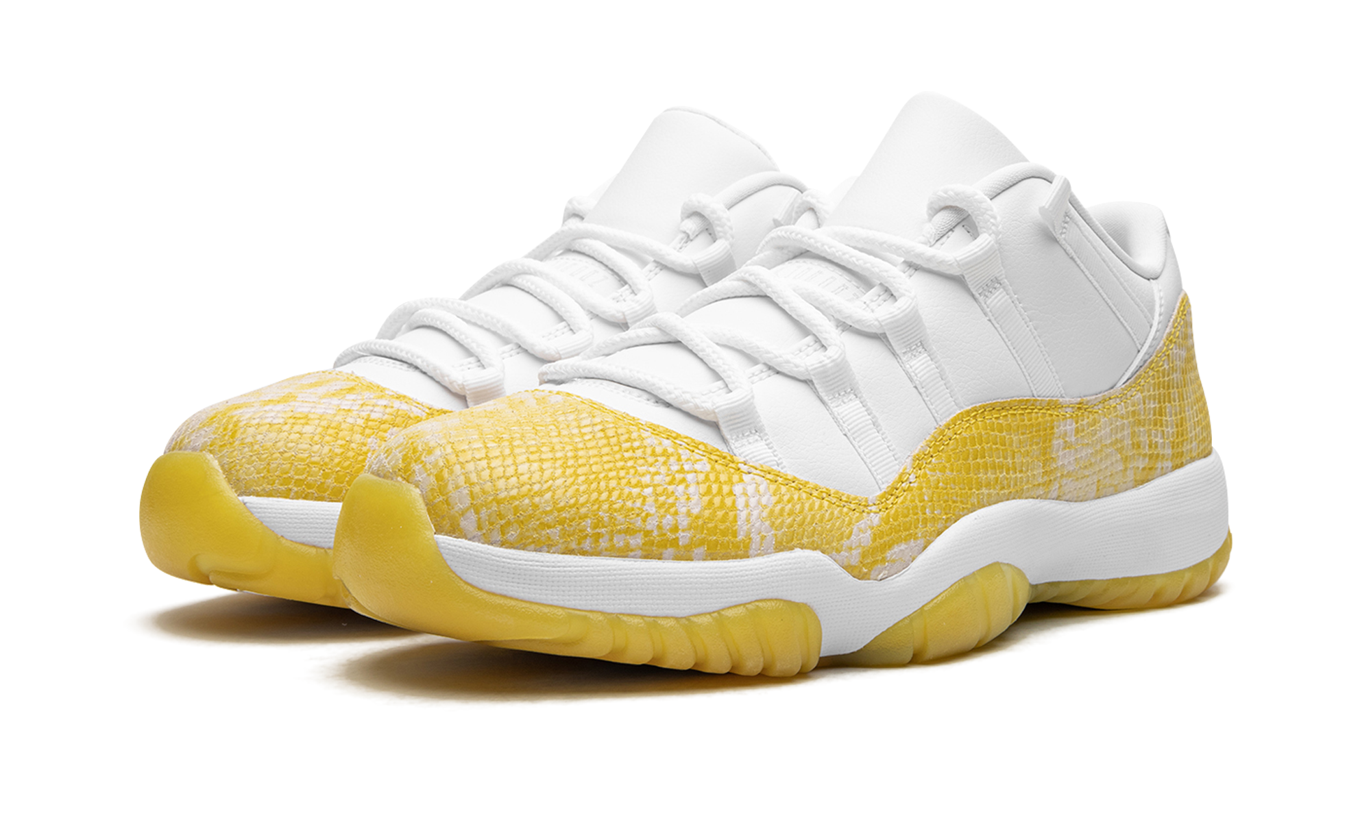 AJ 11 Low Women "Yellow Snakeskin"