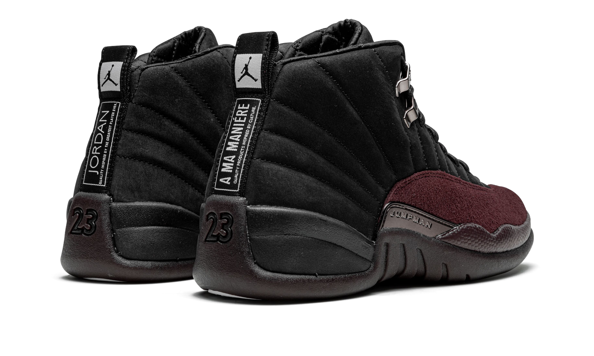 AJ 12 Retro Women "A Ma Maniére - Black"