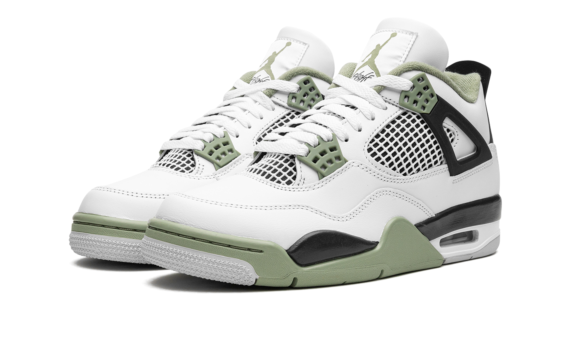 AJ 4 Retro Women "Seafoam Oil Green"