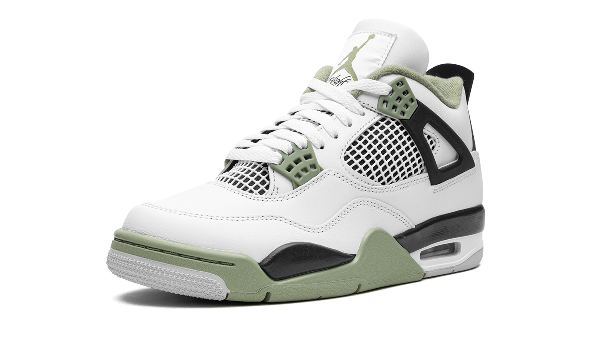 AJ 4 Retro Women "Seafoam Oil Green"