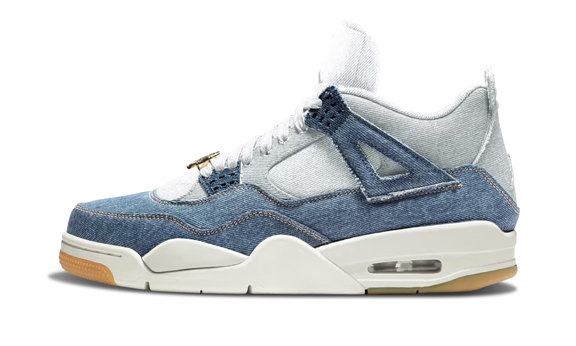 AJ 4 Women "Denim - Worn Blue"