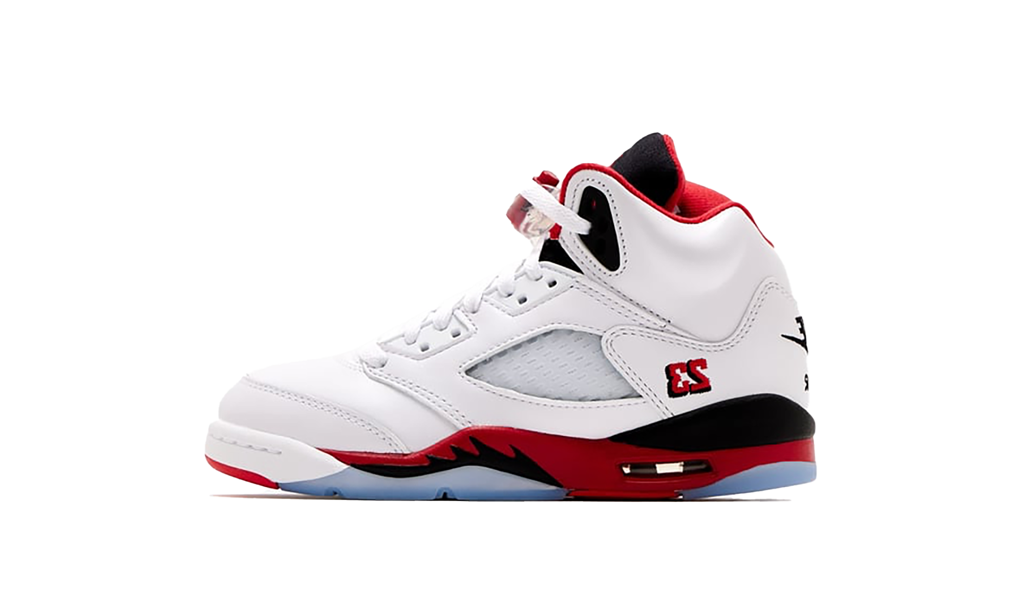 AJ 5 GS "Fire Red - Black Tongue (2025)"