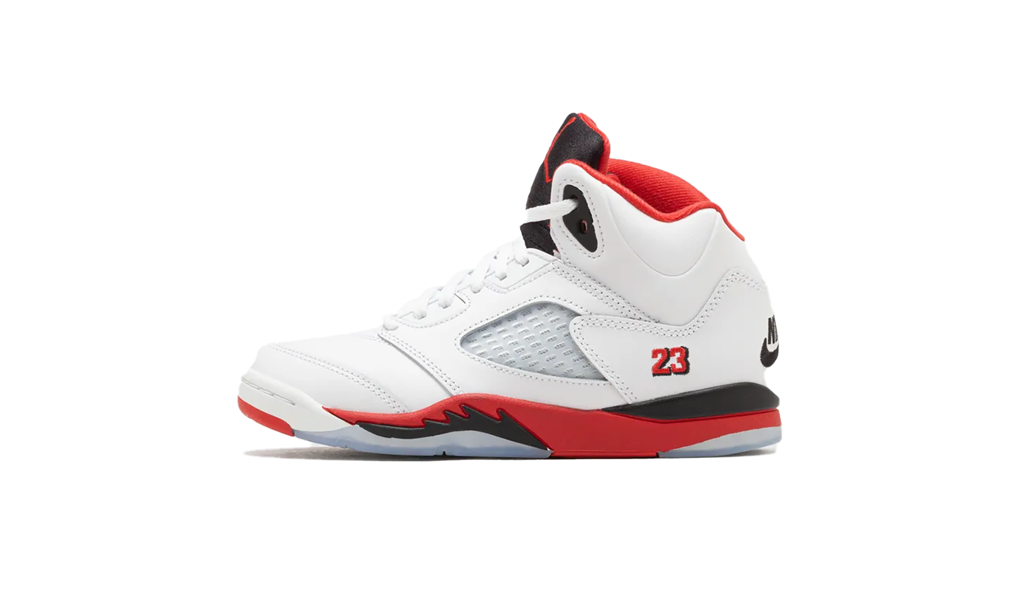 AJ 5 Ps "Fire Red - Black Tongue (2025)"
