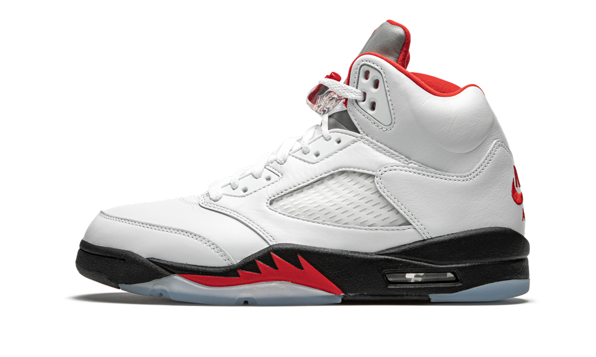 AJ 5 Retro "Fire Red Silver Tongue 2020"