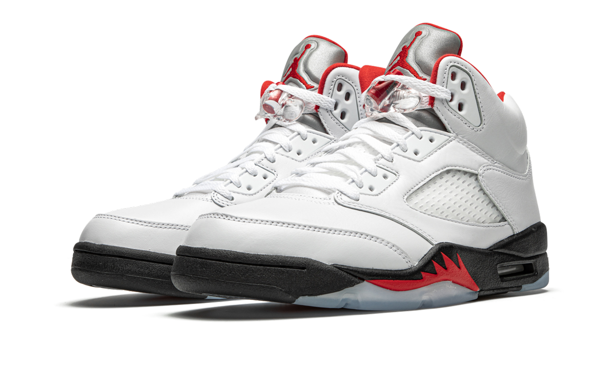 AJ 5 Retro "Fire Red Silver Tongue 2020"