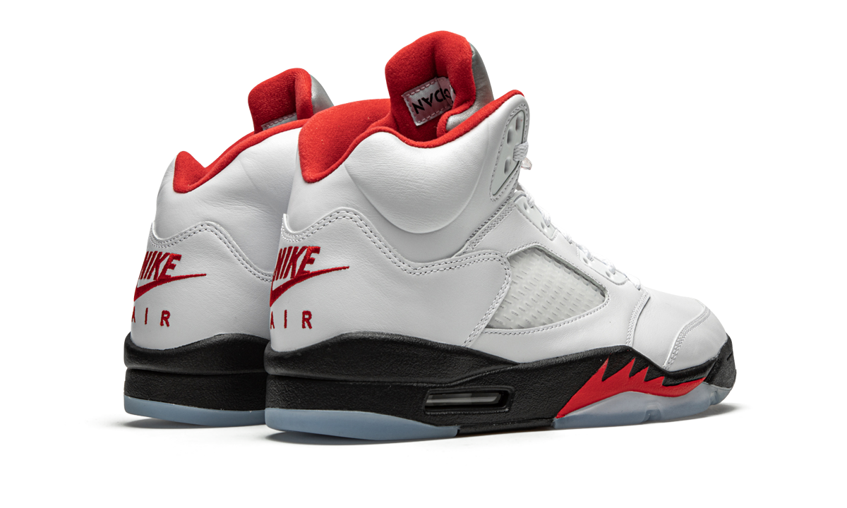 AJ 5 Retro "Fire Red Silver Tongue 2020"