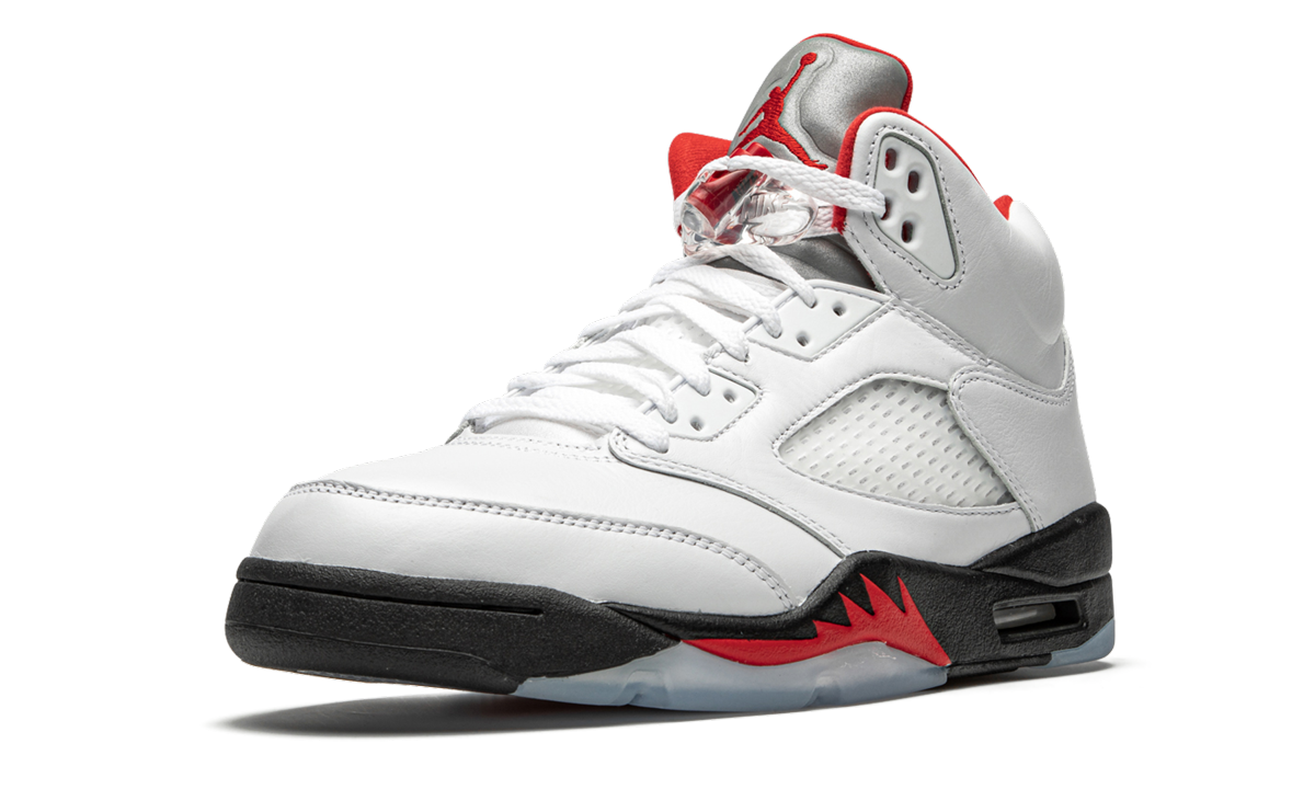 AJ 5 Retro "Fire Red Silver Tongue 2020"