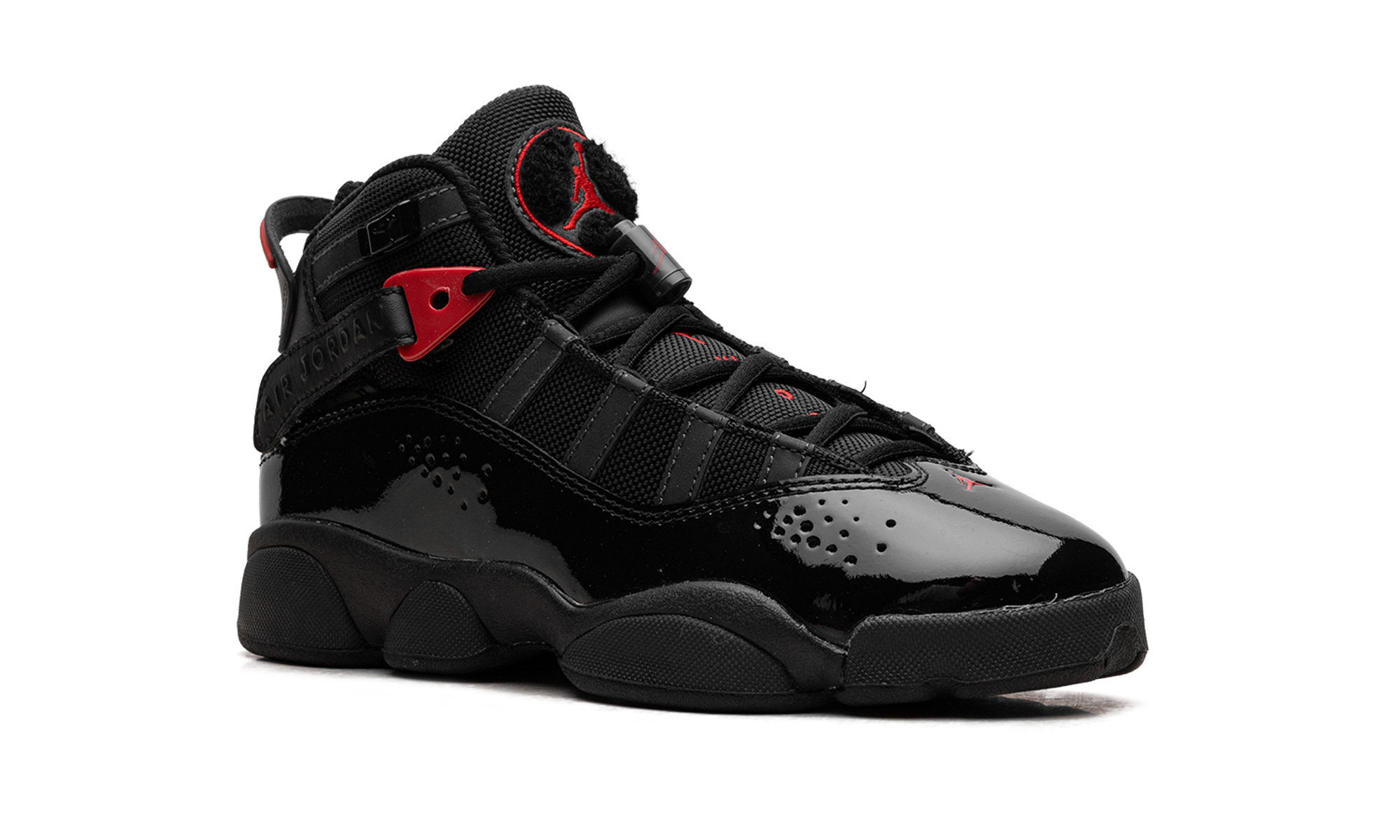 AJ 6 Rings GS "Black Varsity Red"