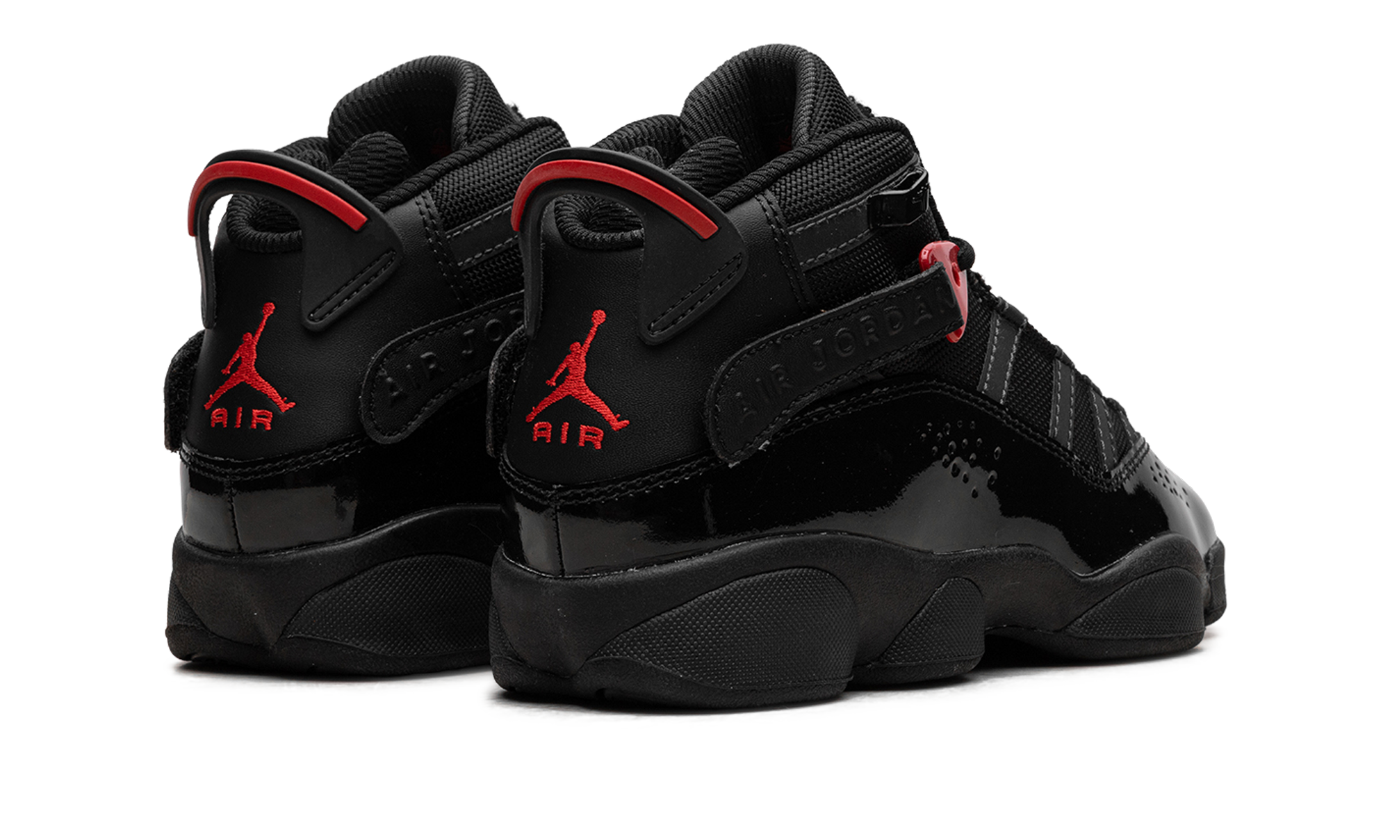 AJ 6 Rings GS "Black Varsity Red"