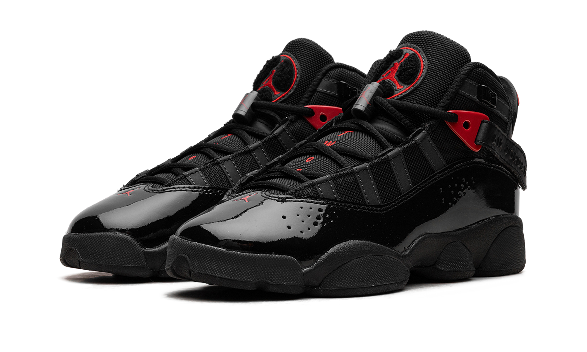 AJ 6 Rings GS "Black Varsity Red"
