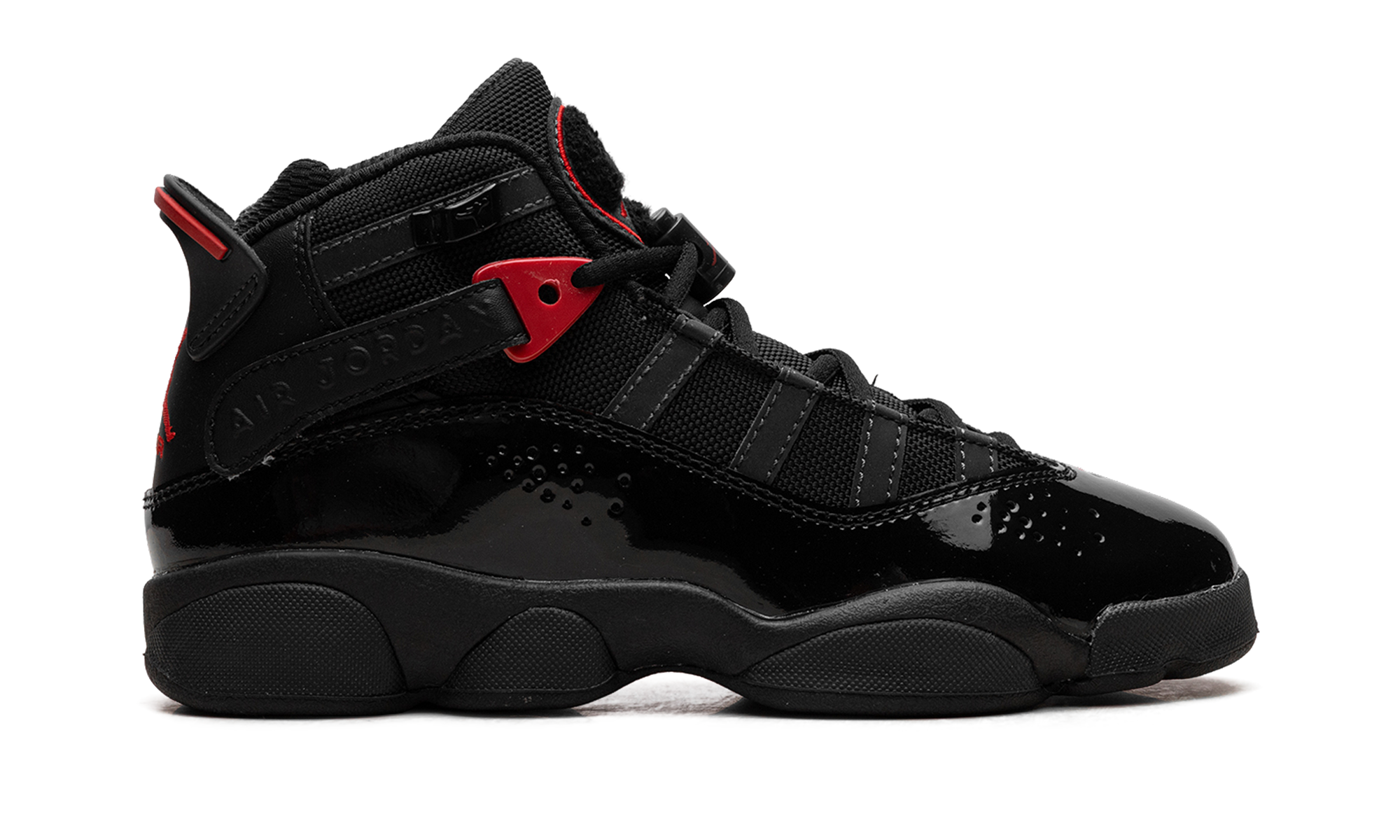 AJ 6 Rings GS "Black Varsity Red"