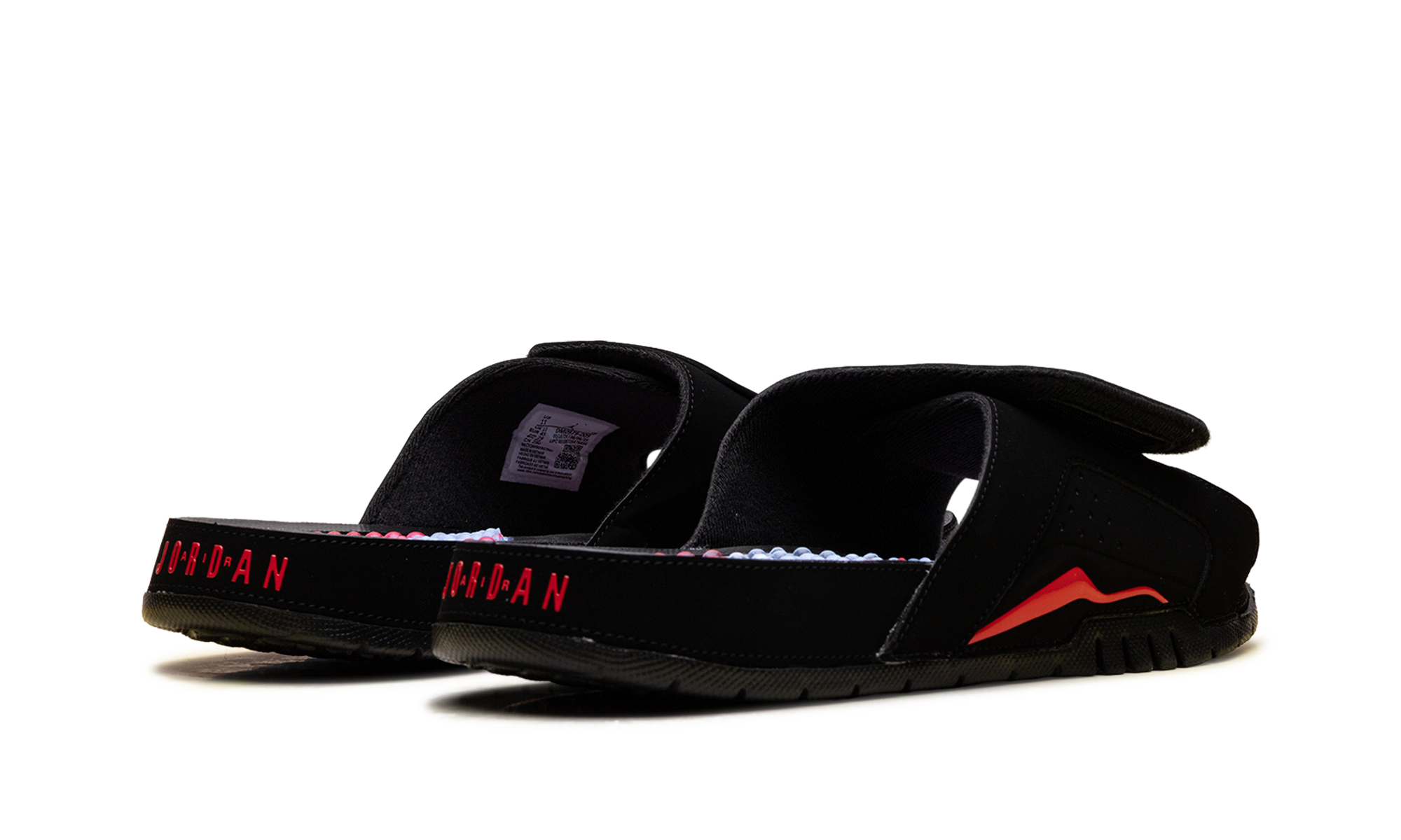 AJ Hydro 6 Retro Slide "Black Infrared"
