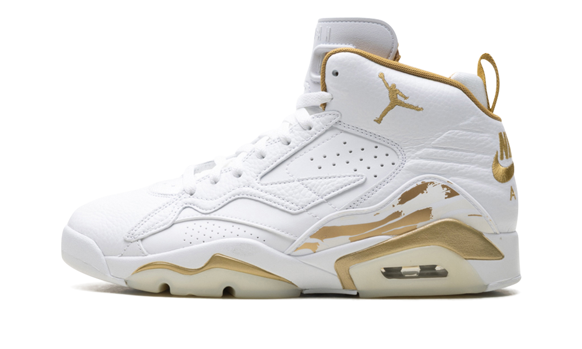 AJ Mvp "White Metallic Gold"
