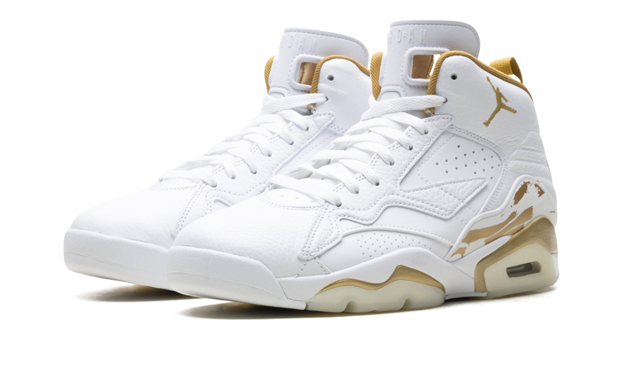 AJ Mvp "White Metallic Gold"