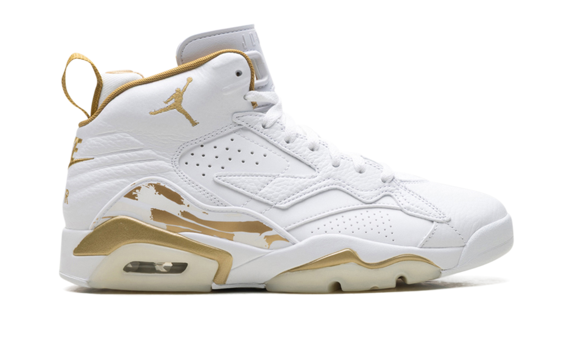AJ Mvp "White Metallic Gold"