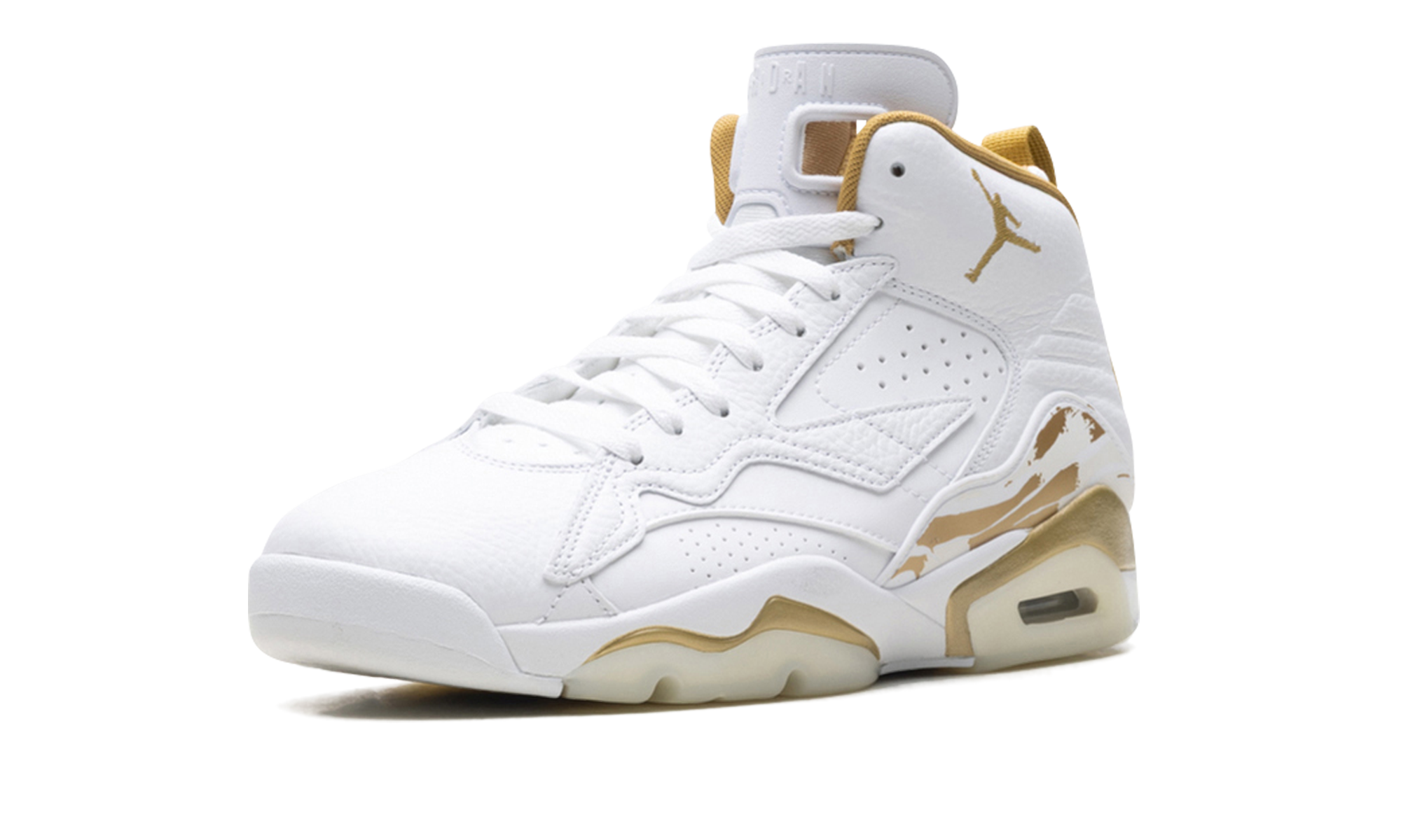 AJ Mvp "White Metallic Gold"