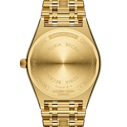 Breitling Chronomat Automatic 36 Victoria Beckham, 18k Yellow Gold, Ref# K103801A1C1K1, Unworn 2024