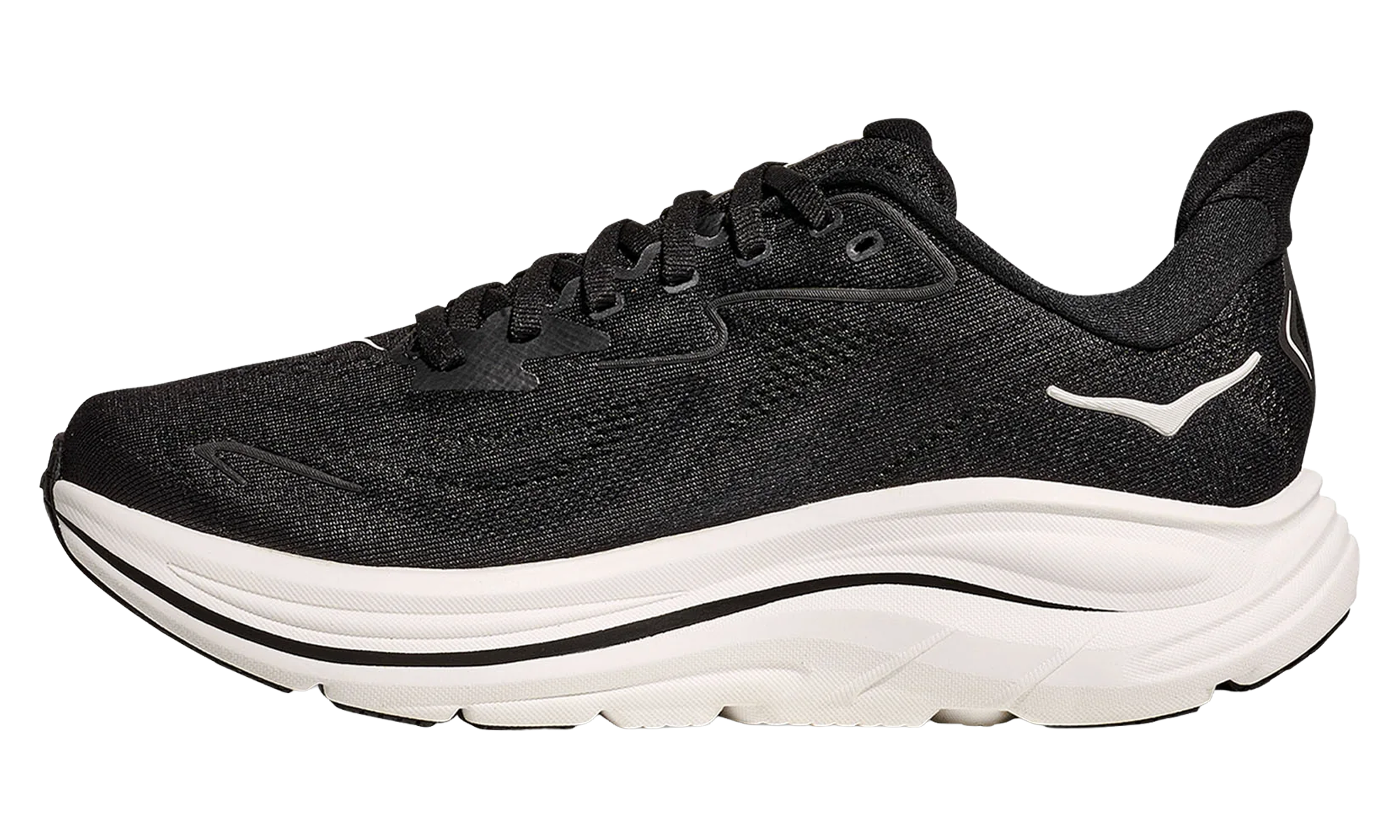 Clifton 10 Women Wide "Black White"