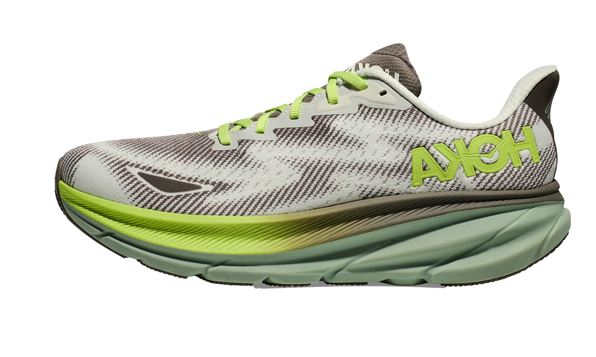 Clifton 9 Gore Tex "Slate Aloe Vera"