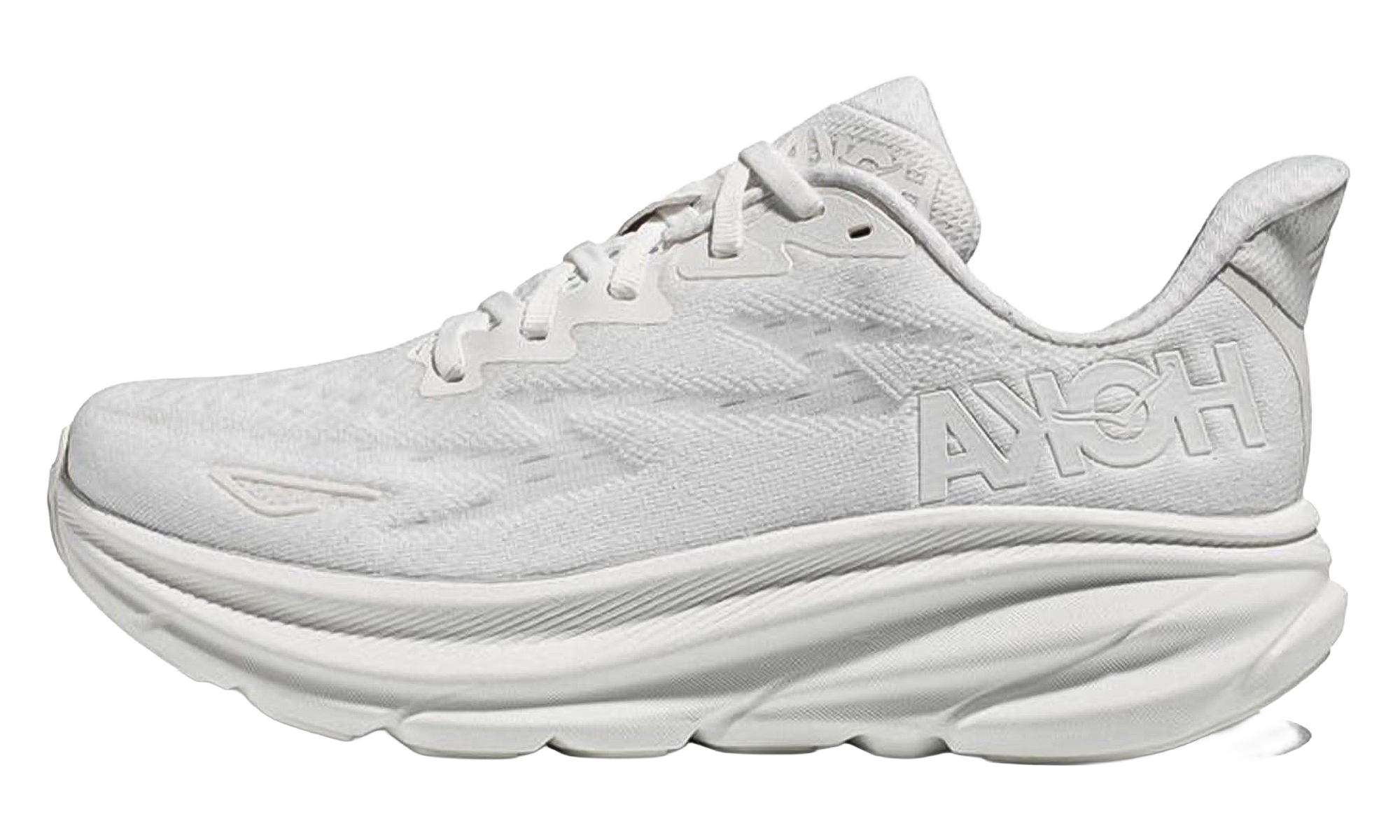 Clifton 9 Wide Women "Triple White"