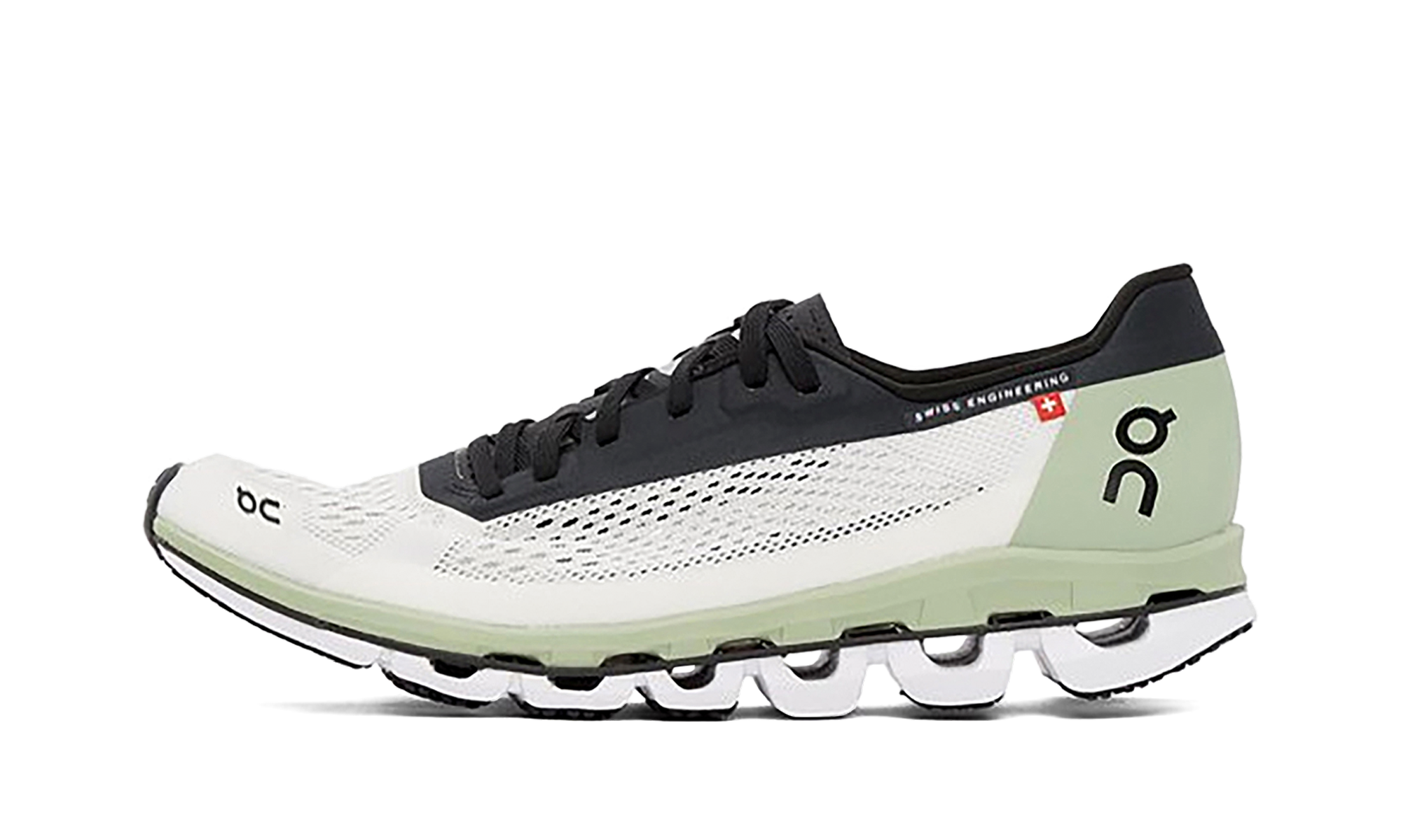 Cloudboom Women "White Black Green"