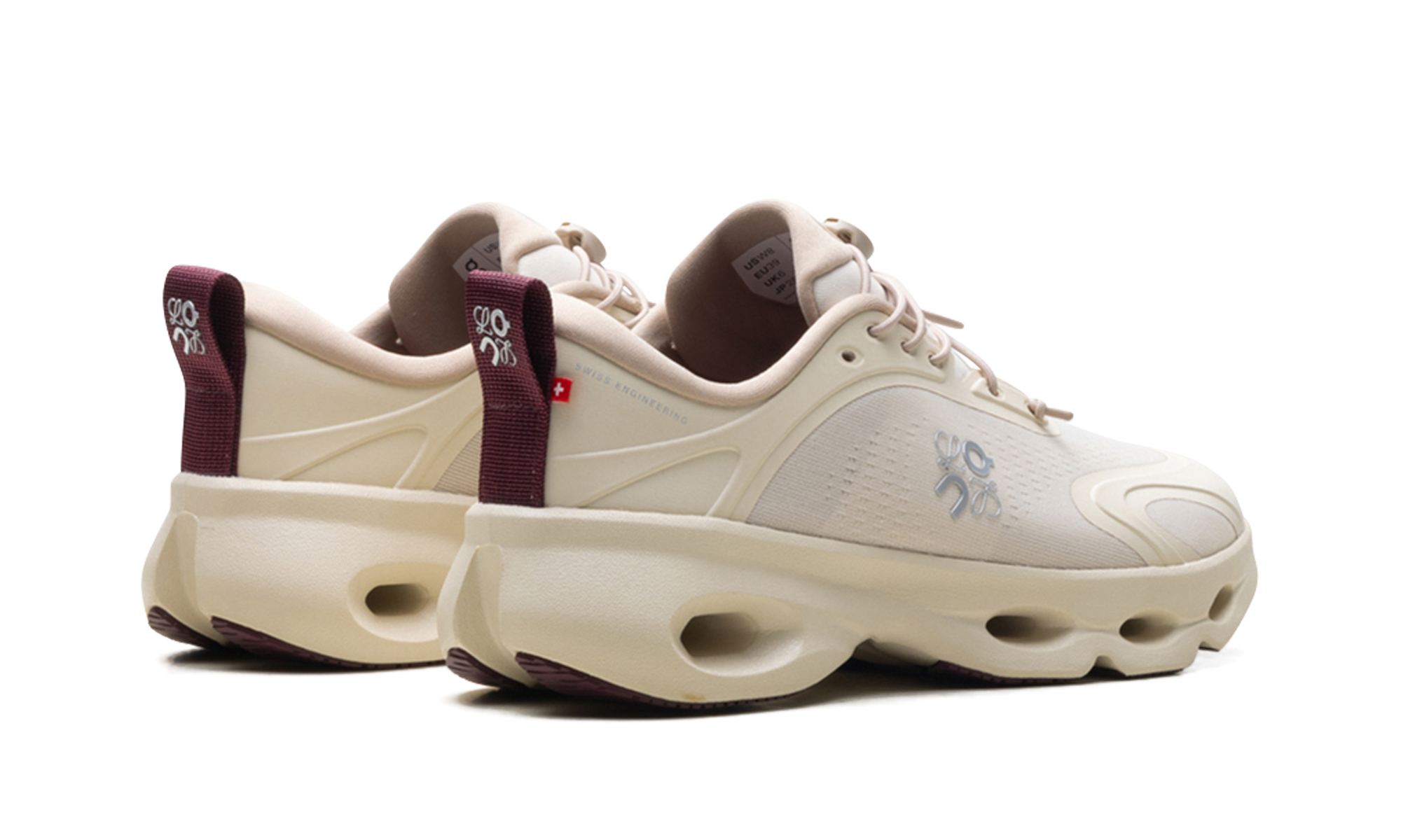 Cloudsolo Women "Loewe - Sand / Burgundy"