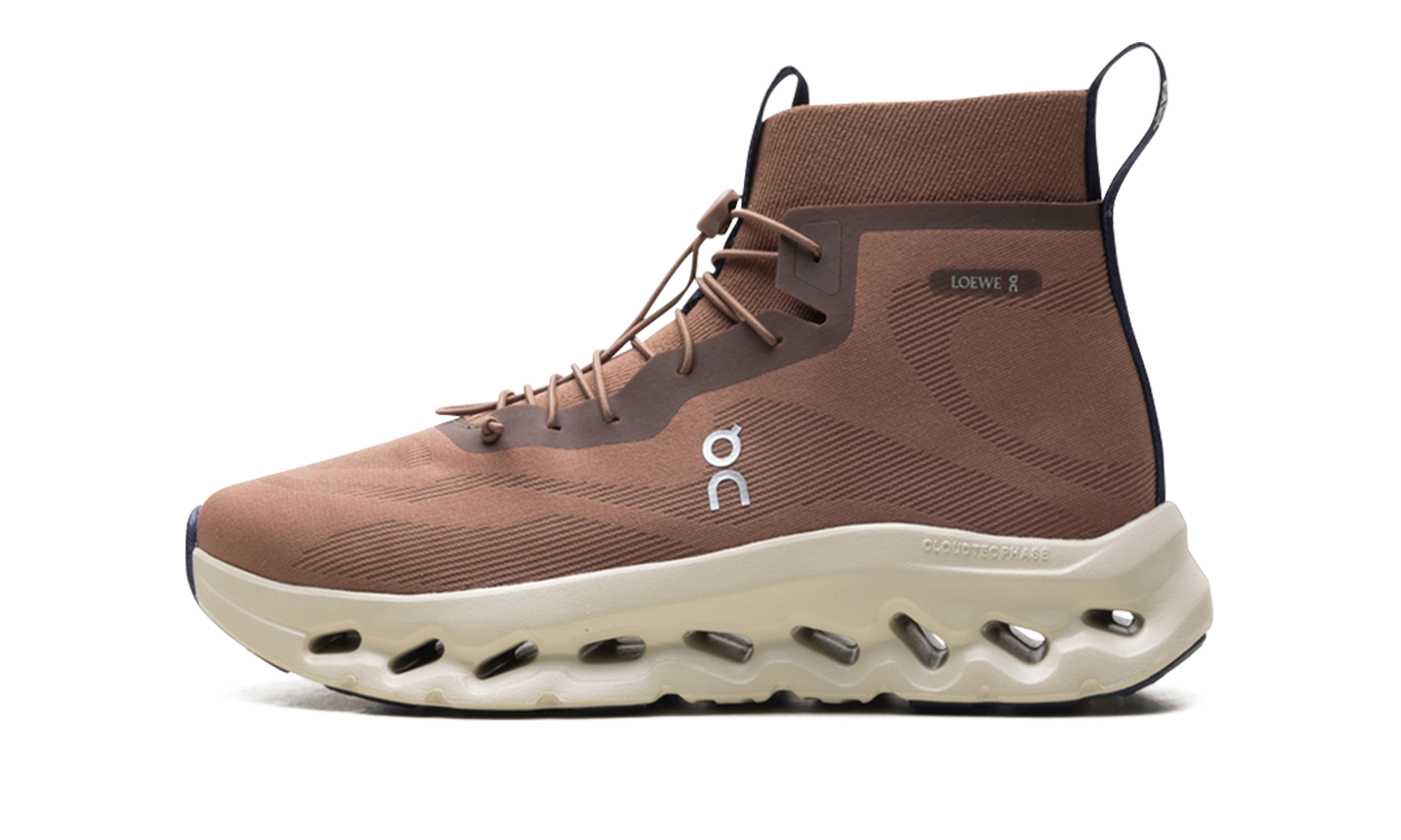Cloudtilt Hi "Loewe - Taupe Oatmeal Navy"
