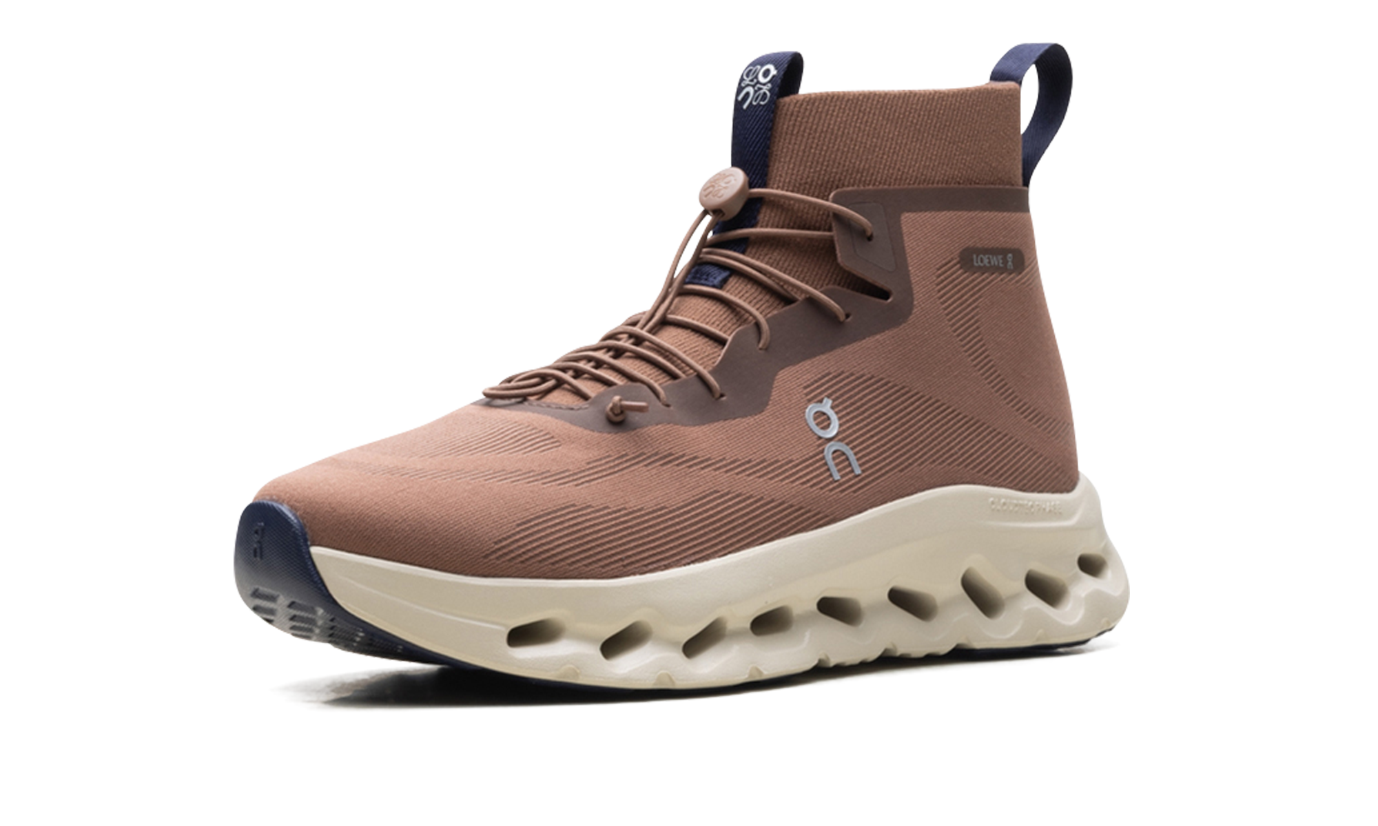 Cloudtilt Hi "Loewe - Taupe Oatmeal Navy"
