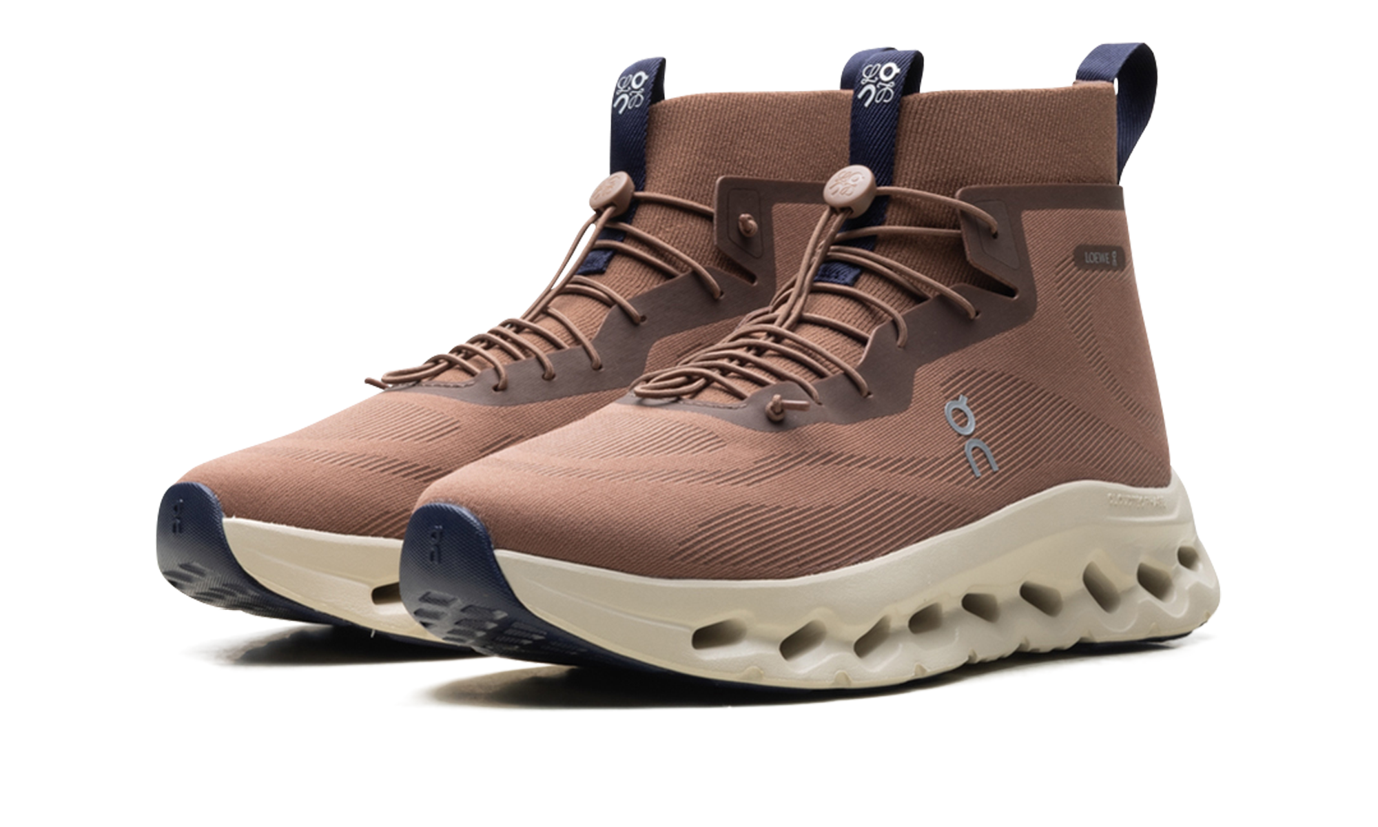 Cloudtilt Hi "Loewe - Taupe Oatmeal Navy"