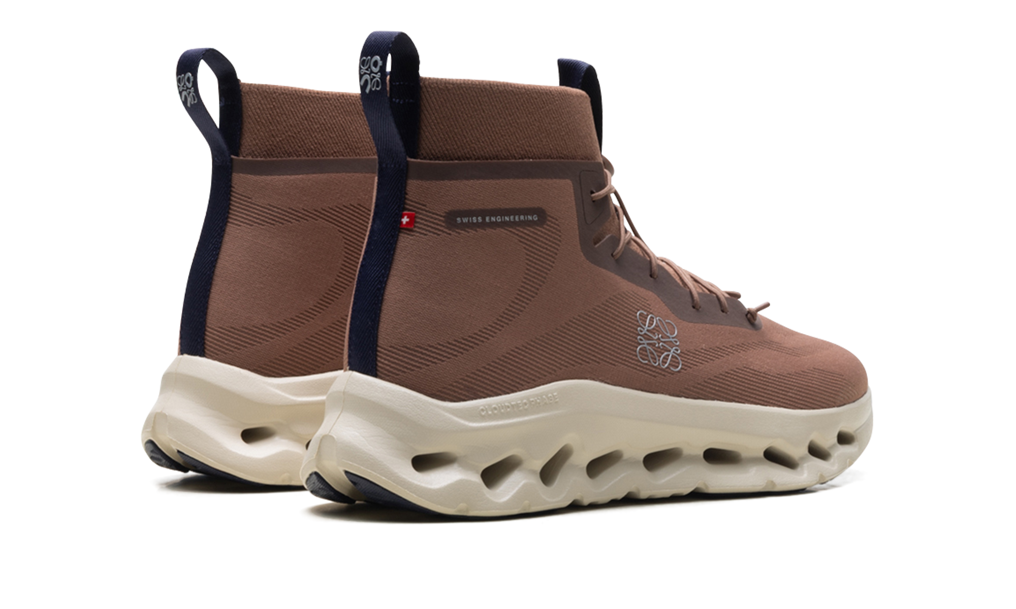 Cloudtilt Hi "Loewe - Taupe Oatmeal Navy"