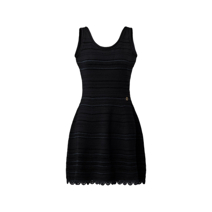 Women's Scoop Back Striped Dress