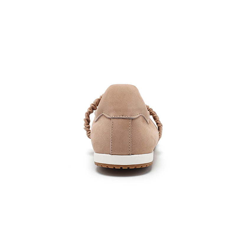 Dwarves Handmade Nubuck Leather Mary Jane Sneakers with Elastic Strap in 4 Colors