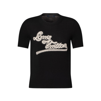 Women's Embroidered Signature Knit Top