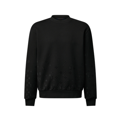 Men's Gradient Flock Print Crewneck
