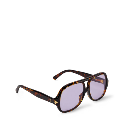 Women's Flower Square Pilot Sunglasses
