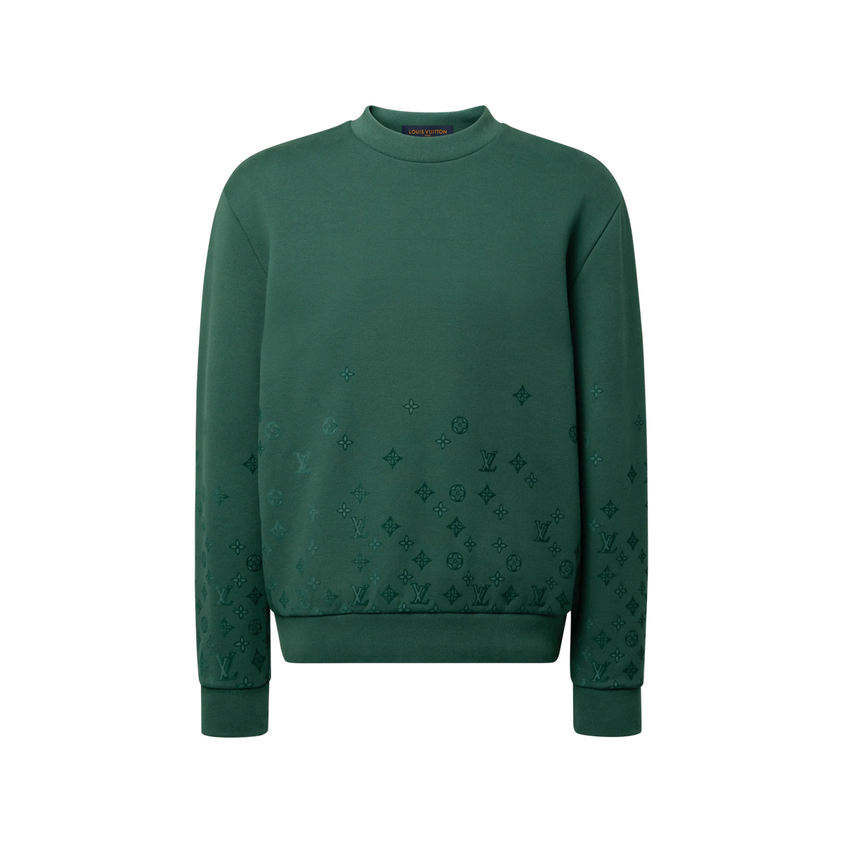 Men's Gradient Flock Print Crewneck
