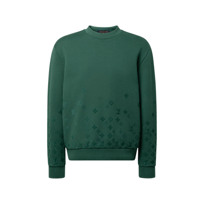 Men's Gradient Flock Print Crewneck