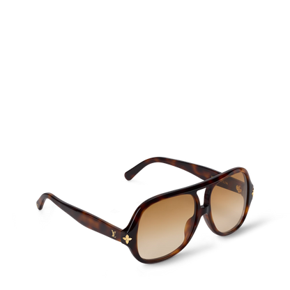 Women's Flower Square Pilot Sunglasses